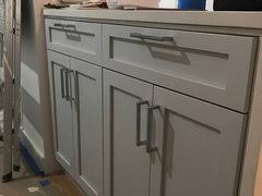 shaker drawer handle placement