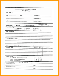 Tenant Maintenance Request Form Template Lovely Job Order Form