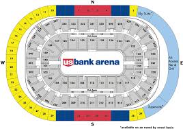 Us Bank Arena Cincinnati Seating Chart With Rows And Seat
