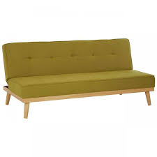 Sofa Bed Lime Green Retro Modern