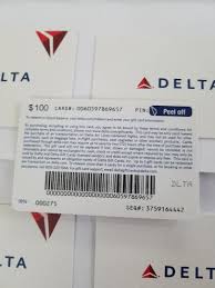 delta airlines gift cards items for
