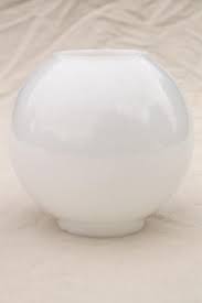 Vintage Milk Glass Globe Lamp Shade