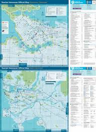detailed map of vancouver city