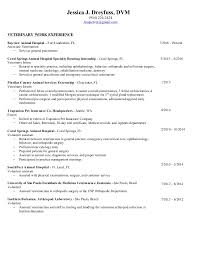 Download Veterinary Technician Sample Resume    