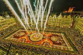 the brussels grand place rolls out its