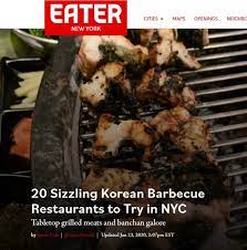 20 sizzling korean barbecue restaurants