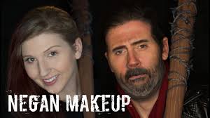 negan makeup transformation the