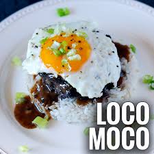 loco moco hawaiian comfort food