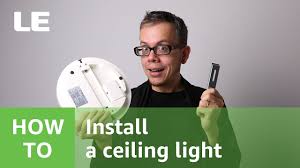 how to install led ceiling lights