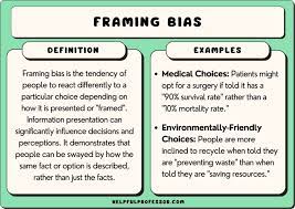 15 framing bias exles 2024