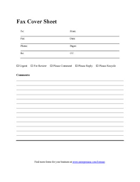 printable fax cover sheet pdf blank