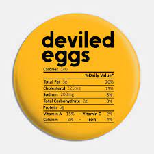 deviled eggs nutrition facts gift funny