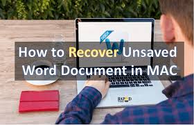 How To Recover Unsaved Word Document In Mac Easiest Way