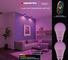 Monster Illuminessence 2 Led Bulb Mood Light Kit Walmart Com Walmart Com