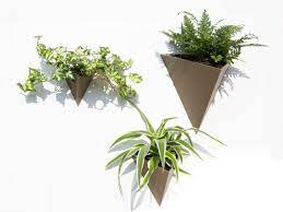 wall planter triangle 3d printed wall