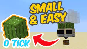 My little brother loves it so i decided that i would make him a decoration for his room. Fastest 0 Tick Cactus Farm Minecraft Tutorial How To Make A Zero Tick Cactus Farm Tutorial 2020 Youtube
