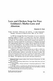love and chicken soup for goldstein s mother love and abortion love and chicken soup for goldstein s mother love and abortion