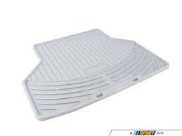 genuine bmw rear rubber floor mat set