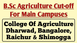 b sc agriculture cut off ranking for