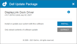 installing dell displaylink dock driver