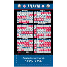 Braves ticket prices on the secondary market can vary depending the braves schedule is typically released in august, though the mlb will continue to announce. Atlanta Braves Baseball Team Schedule Magnets 4 X 7 Custom Magnets