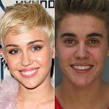 are miley cyrus and justin bieber the