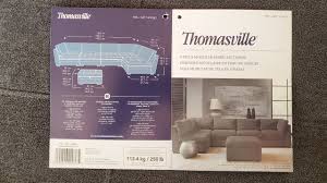 Thomasville fabric sectional with storage ottoman. Couch For Whole Family Review For Thomasville Costco Youtube