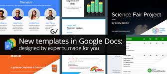 new templates in google docs designed