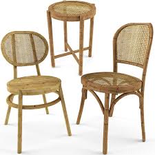 The grabcad library offers millions of free cad designs, cad files, and 3d models. 3 Samples Of Bodeco Wooden Rattan Chair 3d Model For Vray