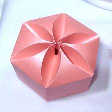 easy paper hexagonal gift box