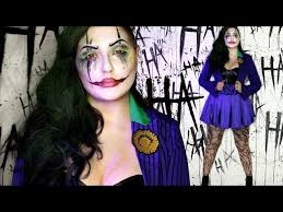 clic joker halloween costume makeup
