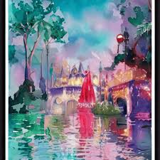 Watercolor Disney Realistic Art