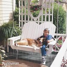20 Free Porch Swing Plans For Warmer