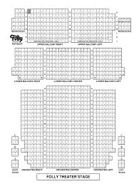 Folly Theater Seating Map The Folly Theater