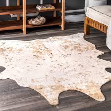 best faux cowhide rugs on amazon