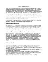 How To Write A Great Resume Examples How To Write A Proper