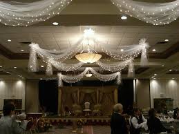 Swag Tulle Draping W Lights Diy Wedding Decorations