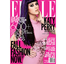 katy perry is pretty in pink on elle s