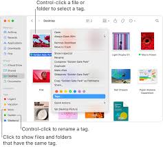 use s to organize files on mac