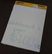 Flip Chart Easel Whiteboard White Board As New Office
