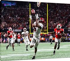 The catch won alabama a national championship, and that wouldn't be such a good thing here if it were not made by one of amite's sons, devonta smith. Canvas Wall Art Devonta Smith Catch Alabama Wins 2017 National Championship Alabama Crimson Tide Football College Football Championship Alabama Football Roll Tide