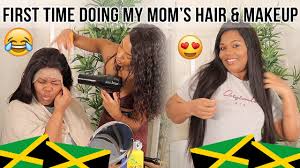 doing my jamaican mom s hair makeup