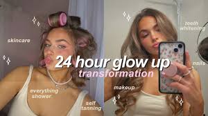 glow up with me 24 hour self care