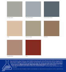Polycoat Colors Chart Standard Colors Chart