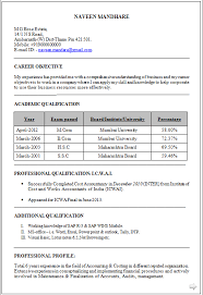 cost accountant resume sample