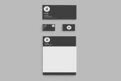 Free Business Card Letterhead And Compliment Slip Templates