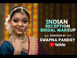 indian reception bridal makeup by