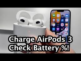 how to charge airpods 3rd gen check