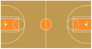 Basketball Field In The Vector
