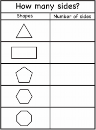basic shapes worksheet
